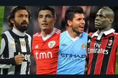 Pirlo, Agüero, Cardozo, Balotelli - La marcia in più